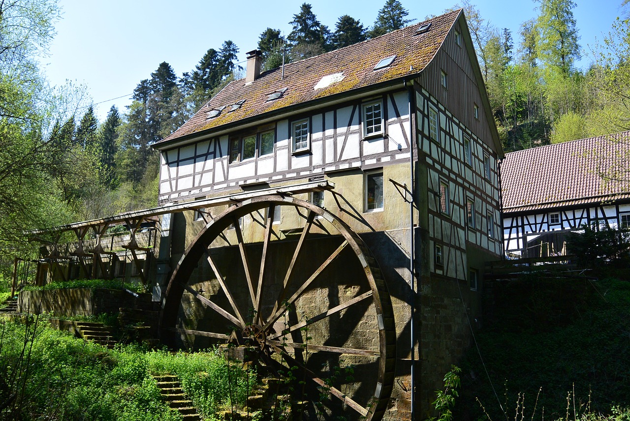 mill truss old free photo