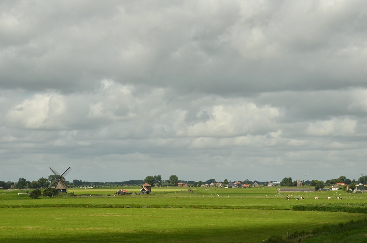 mill wind mill countryside free photo