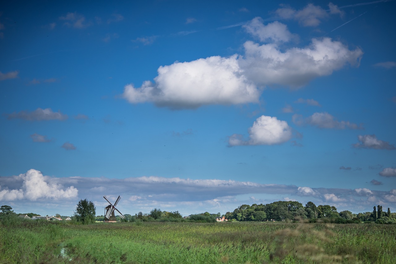 mill meadows clouds free photo