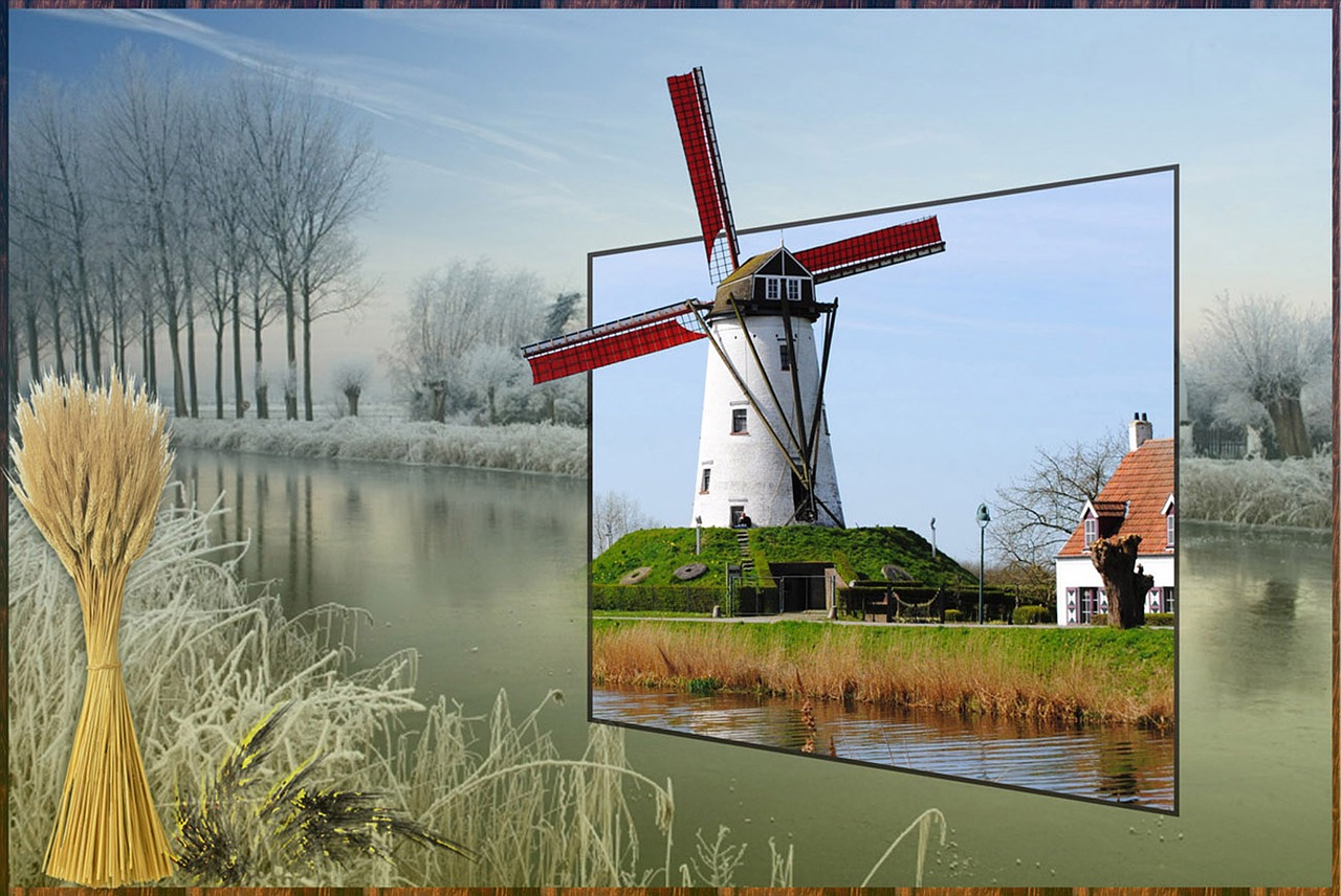 mill damme wind mill free photo