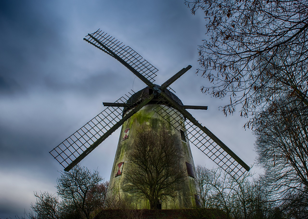 mill wind windmill free photo