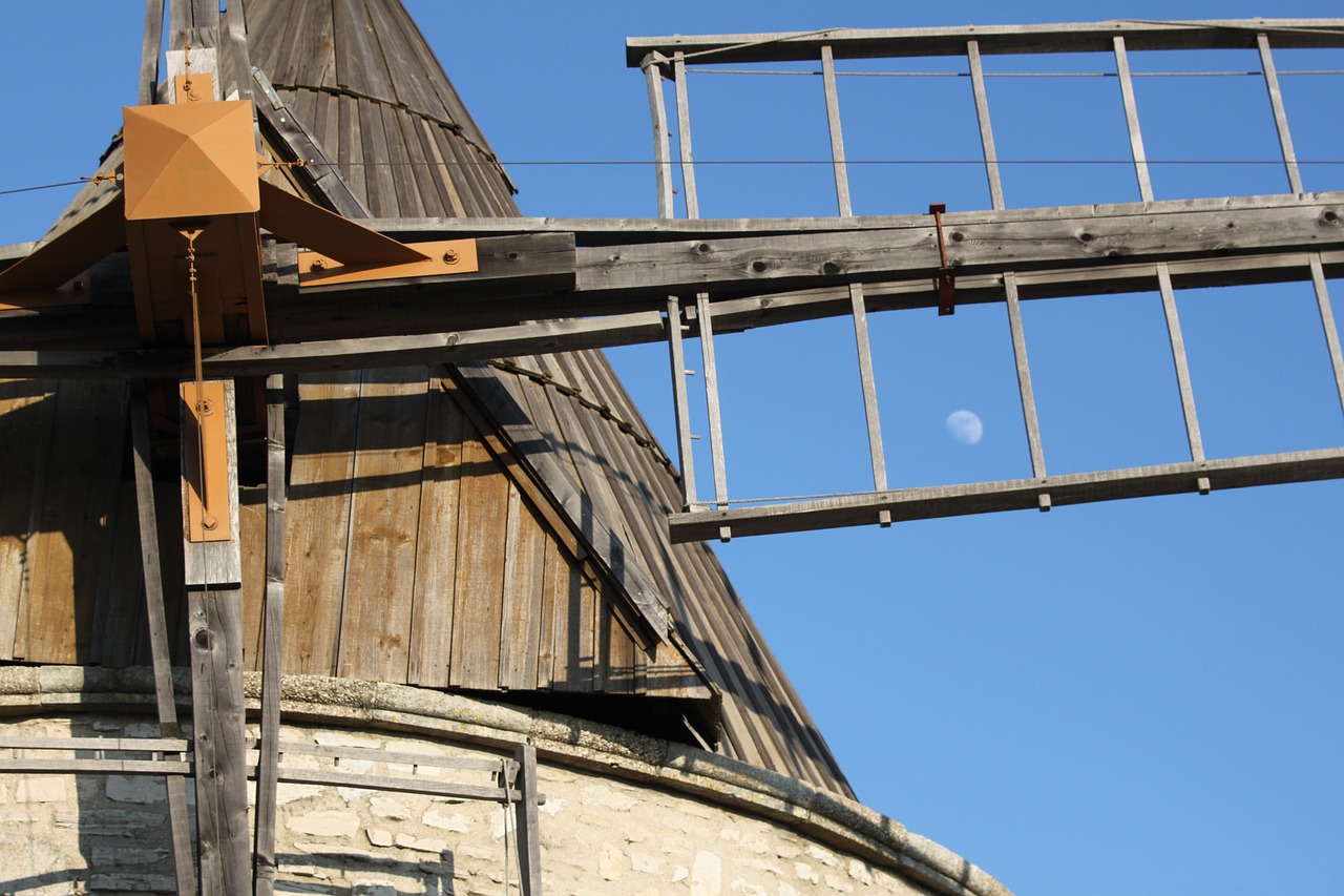 mill alps of high provence moon free photo