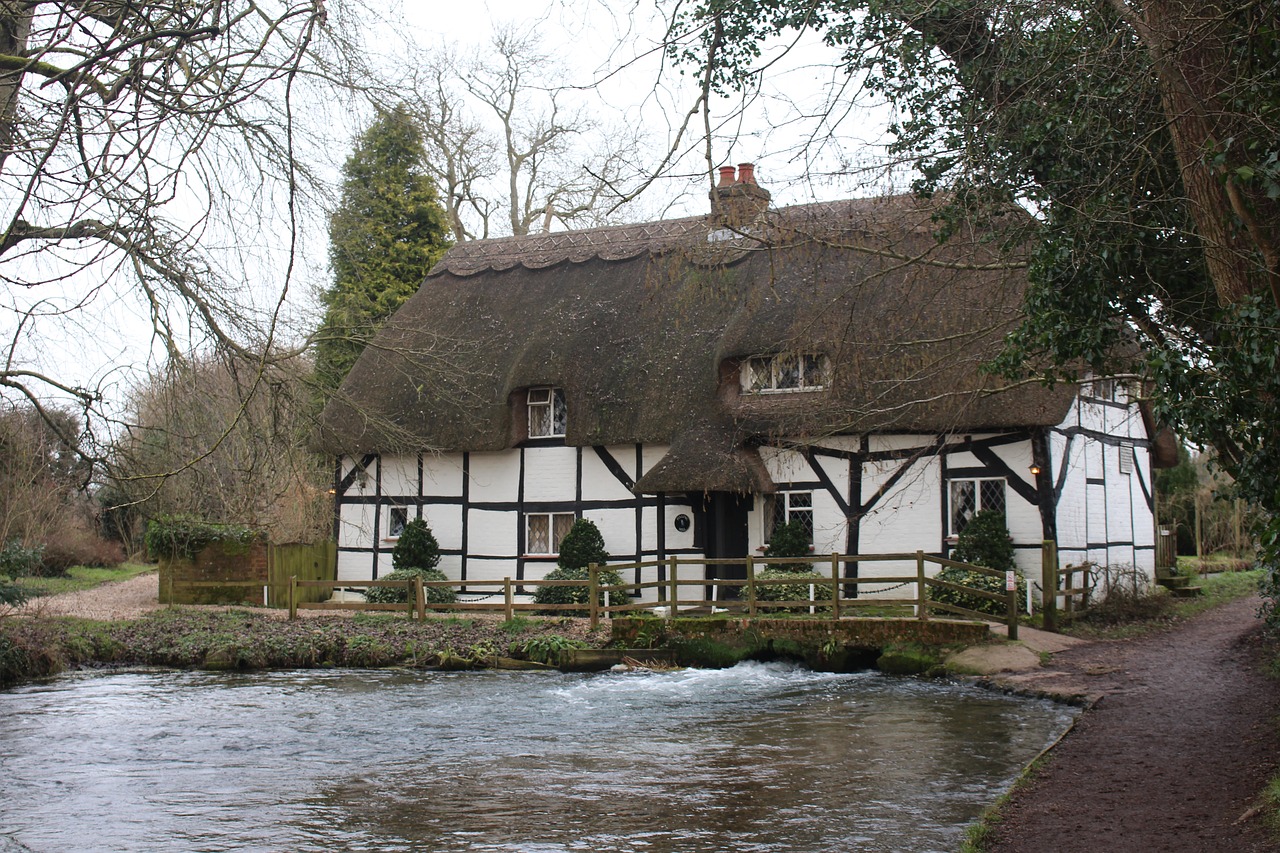 mill cottage fulling mill free photo