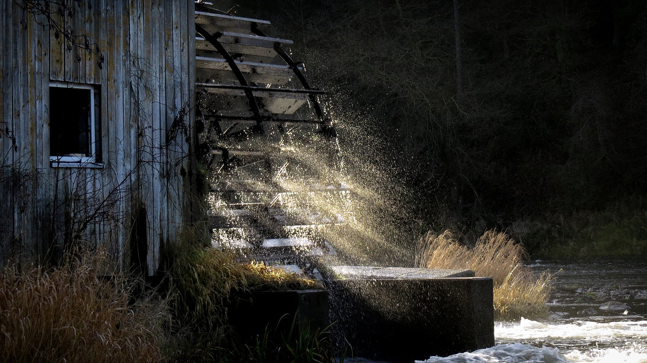 mill water ray of light free photo