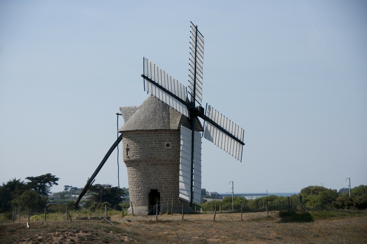 mill former the croisic free photo