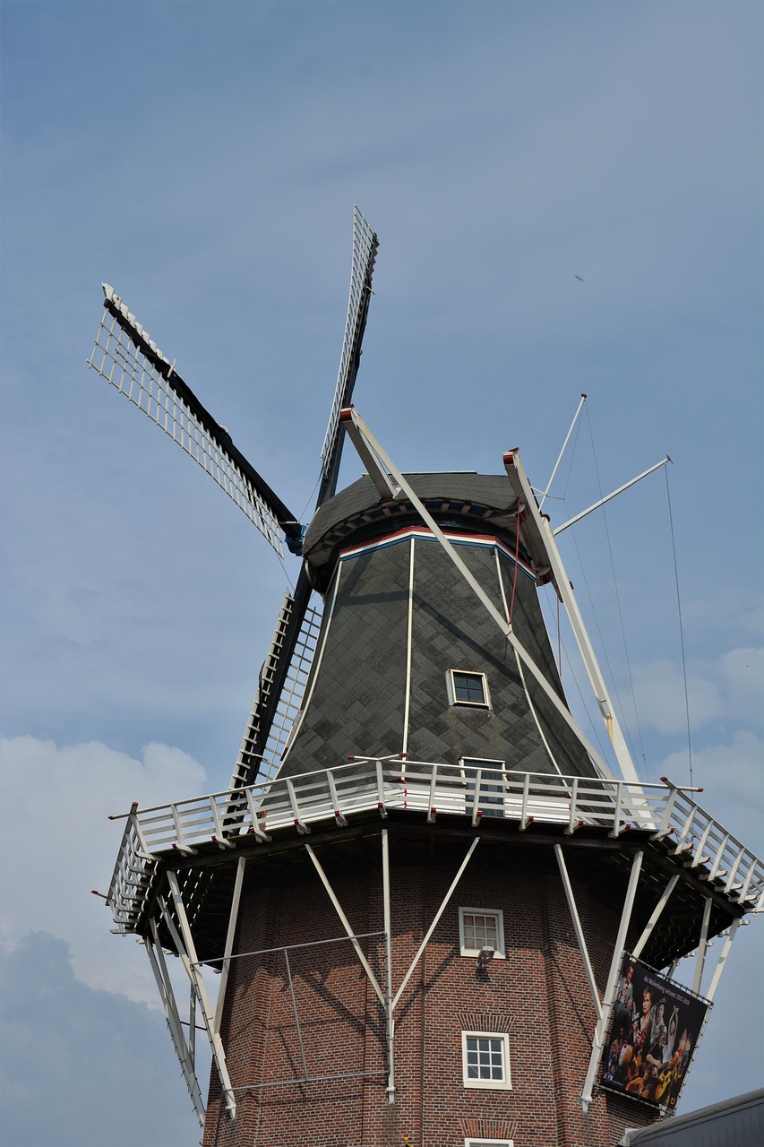 mill  delfzijl  holland free photo