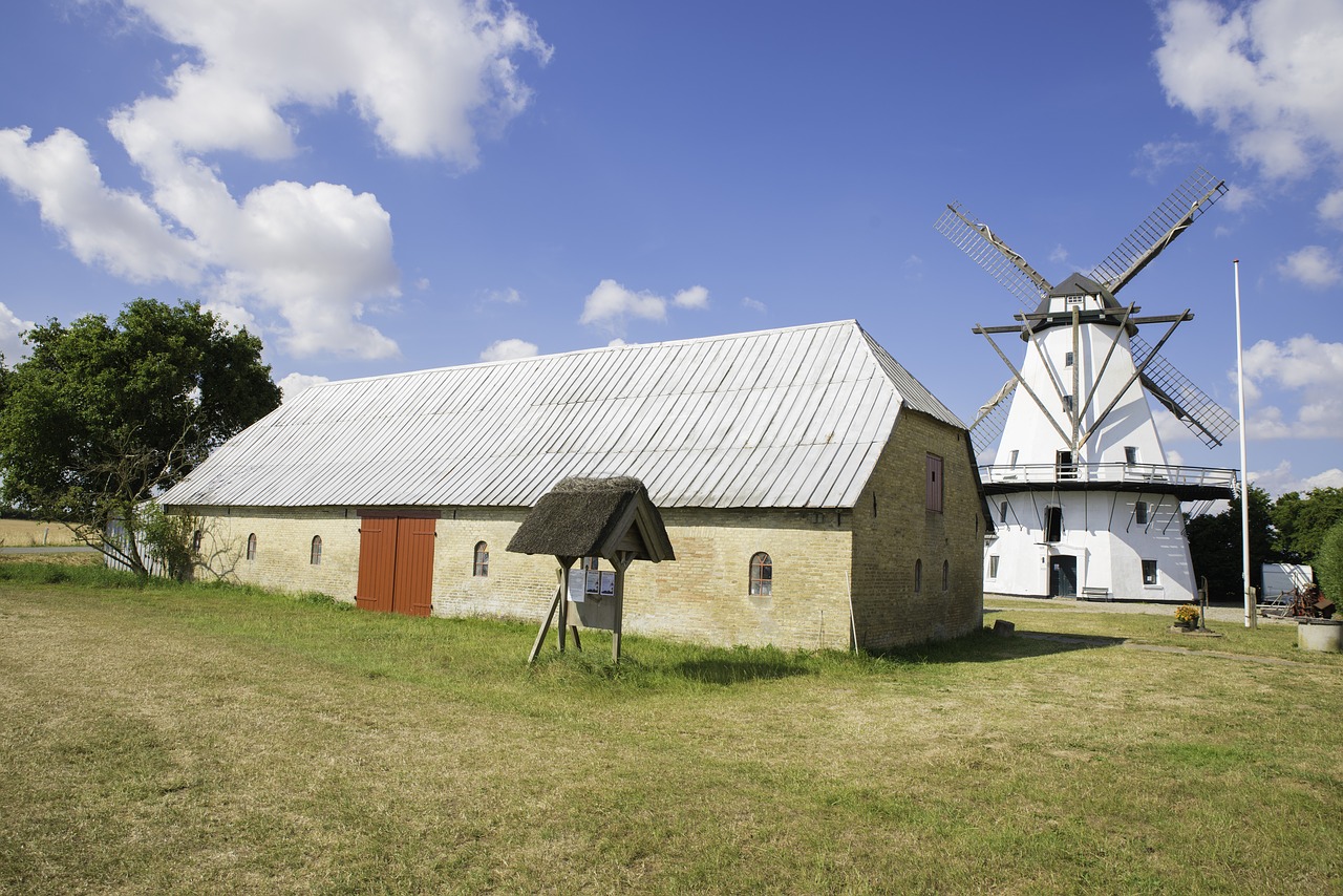 mill  windmill  landscape free photo