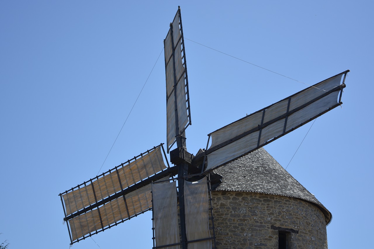 mill  wings of the moulin  mill mont dol free photo