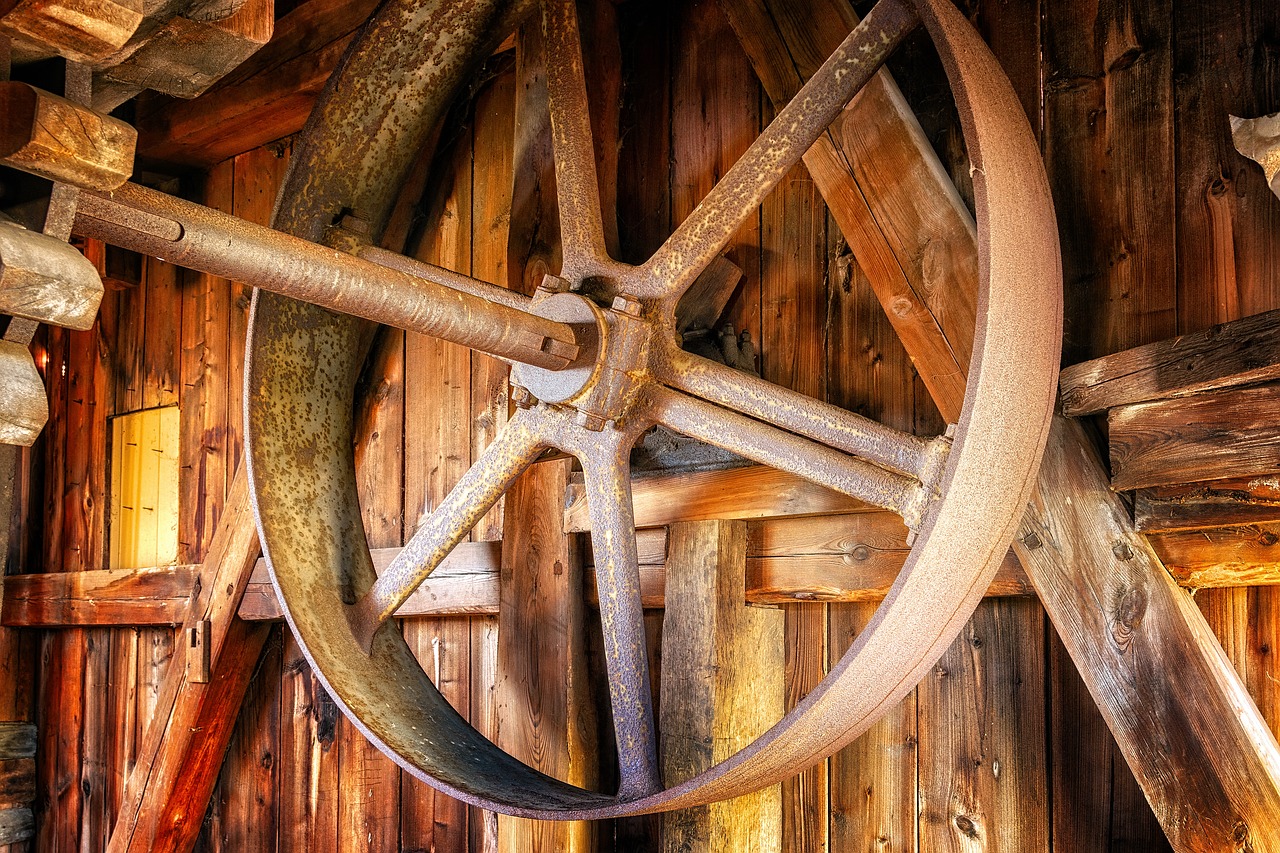 mill  wheel  turn free photo