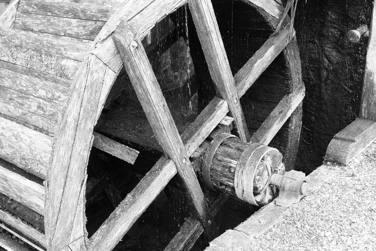 mill mill wheel old free photo