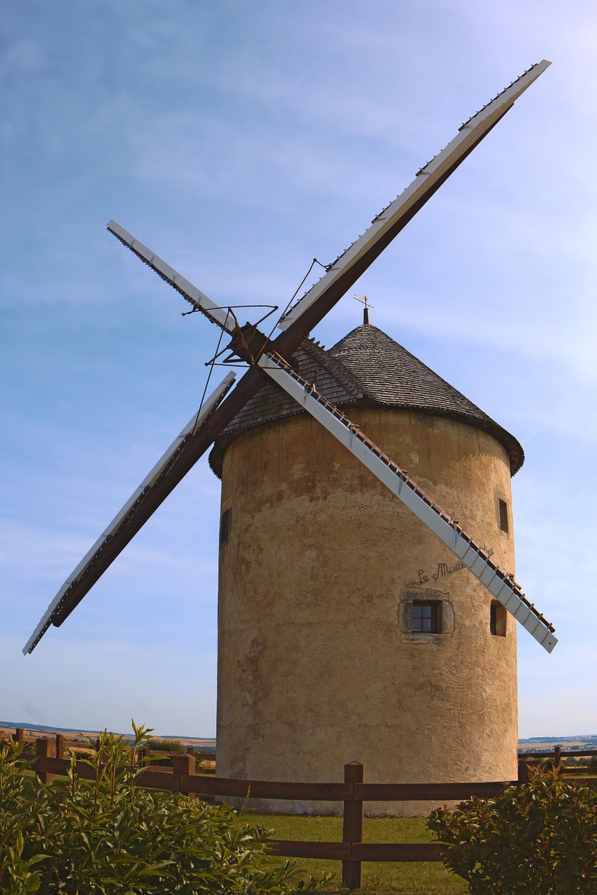 mill flour wind mill free photo