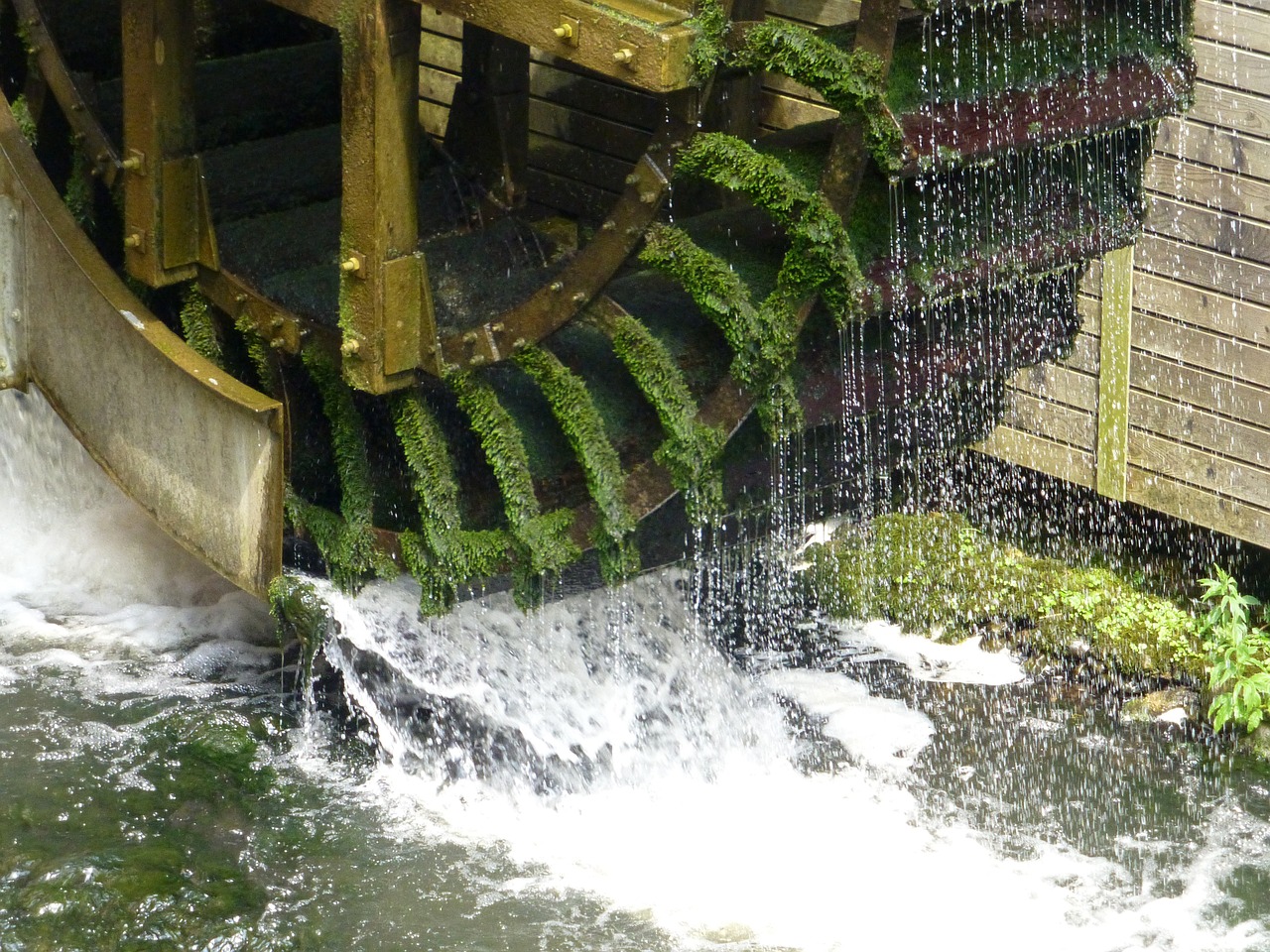 mill mill wheel water free photo