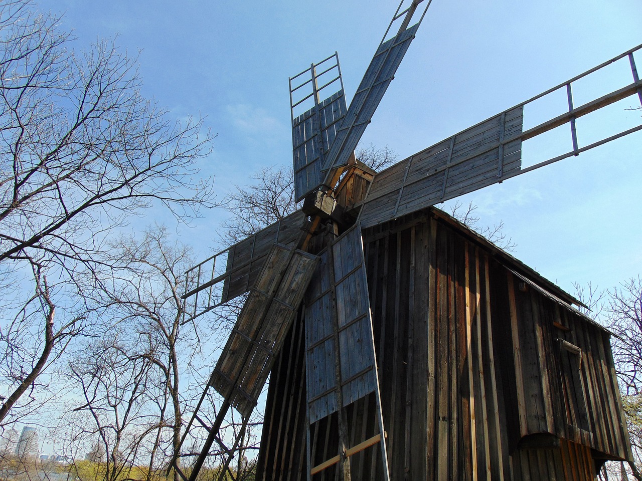 mill rustic windmill free photo