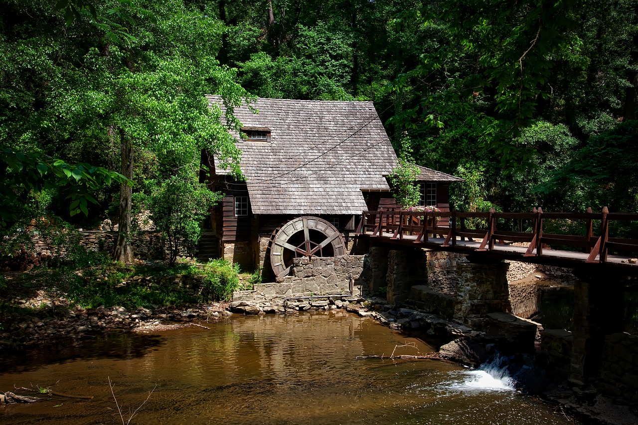 mill house alabama landscape free photo