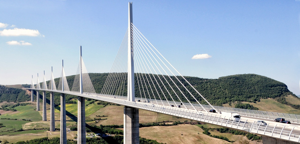 millau bridge bridge france free photo