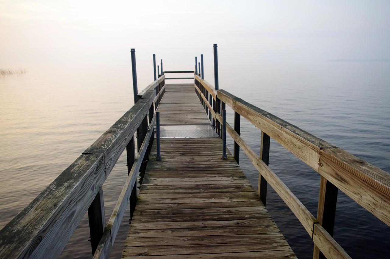 mille lacs dock  dock  mille lacs free photo