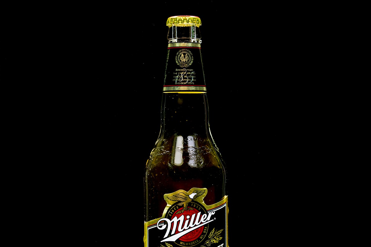 miller  bottle  glass free photo