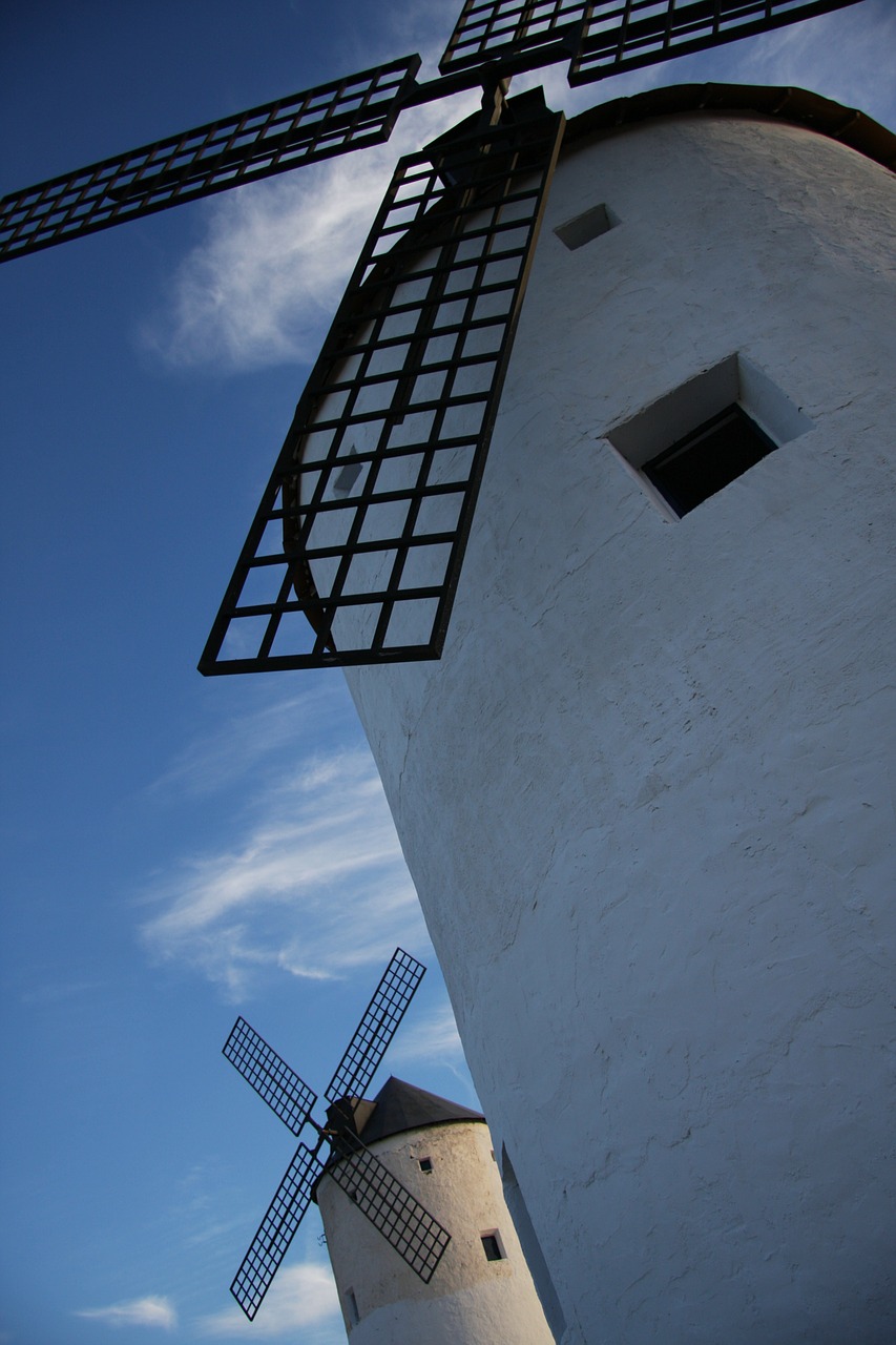 mills windmill don quixote free photo