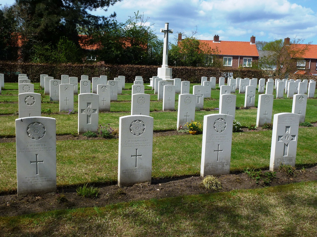 milsbeek netherlands war cemetery free photo