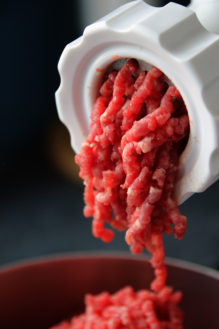 mincer minced meat ground beef free photo