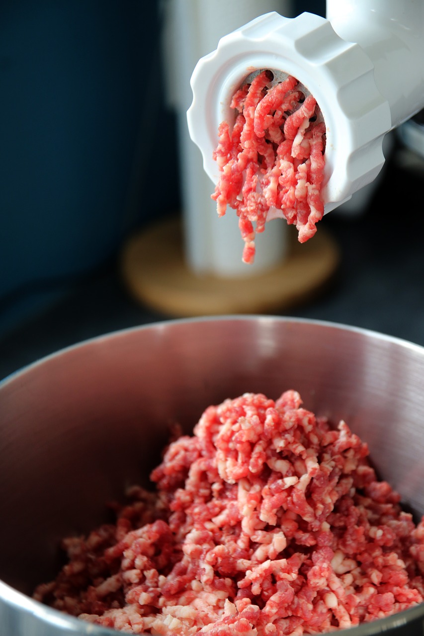 mincer minced meat ground beef free photo