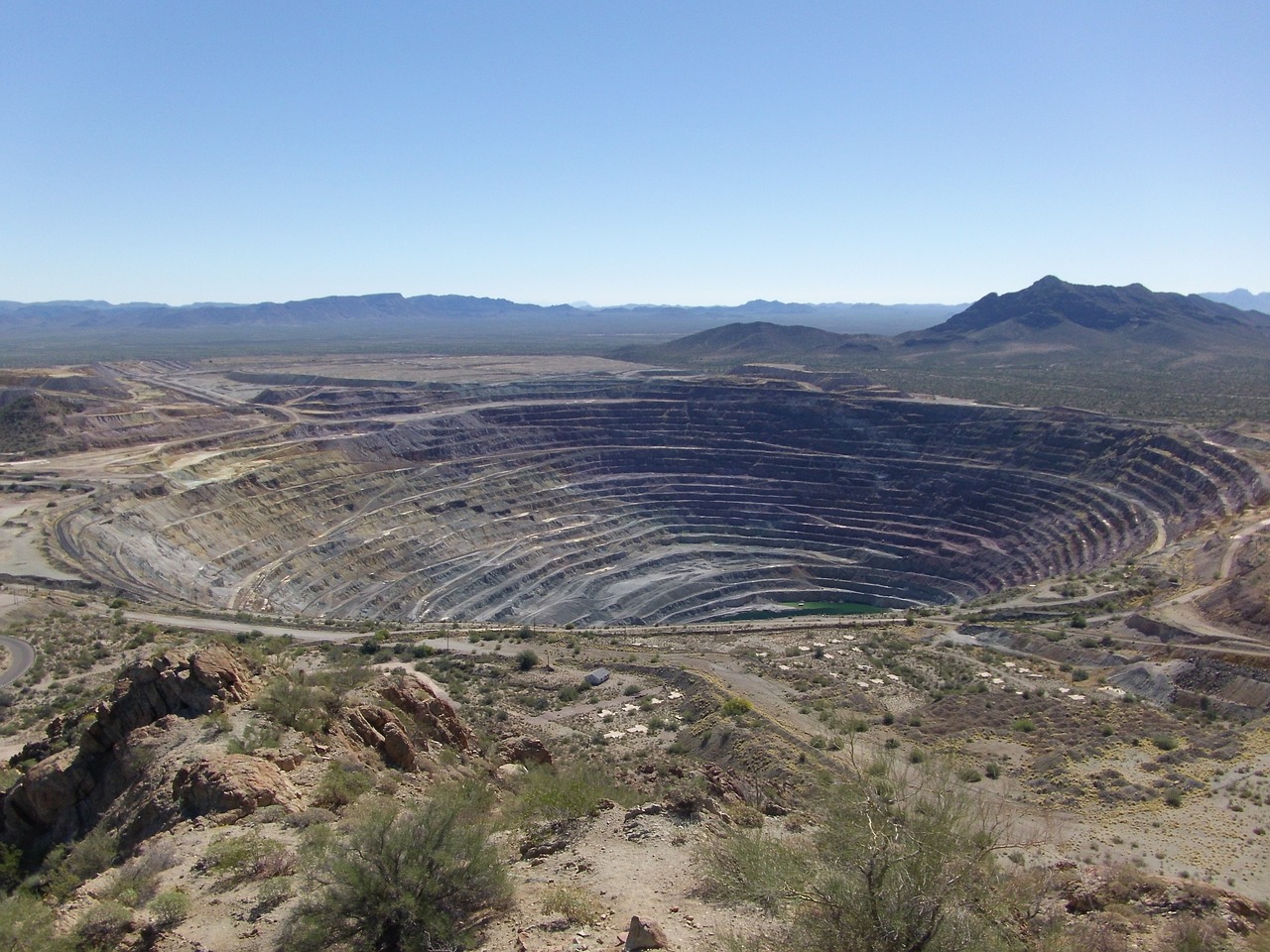 mine  open pit  mining free photo