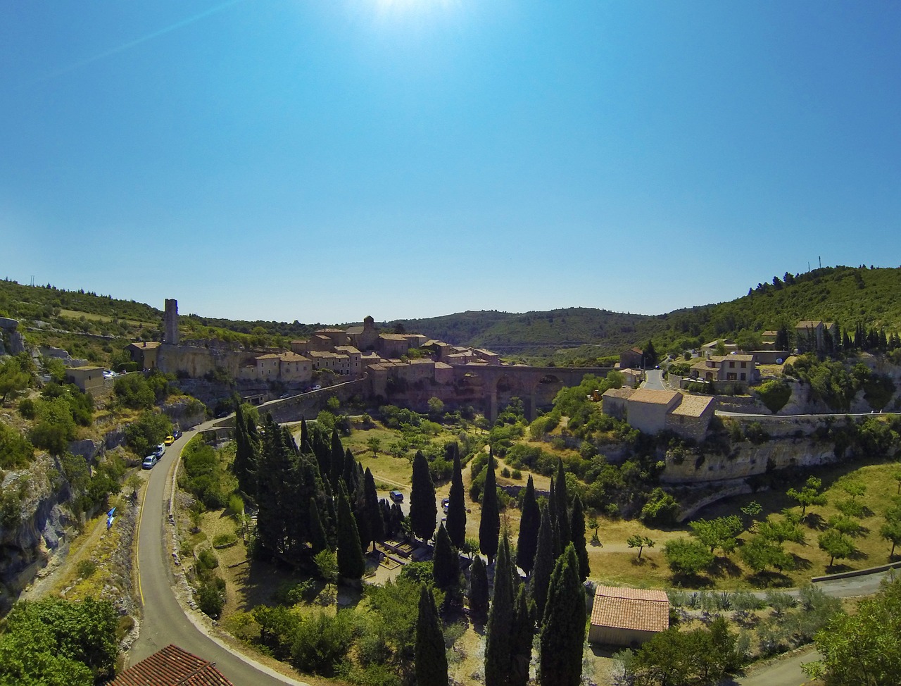 minervois france village free photo