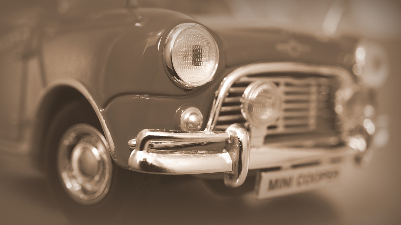 mini car old cars free photo