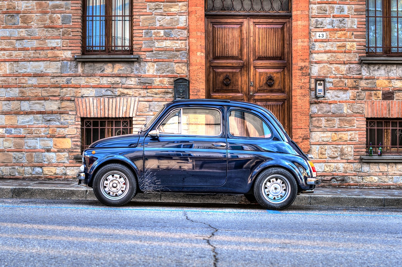 mini car italy free photo