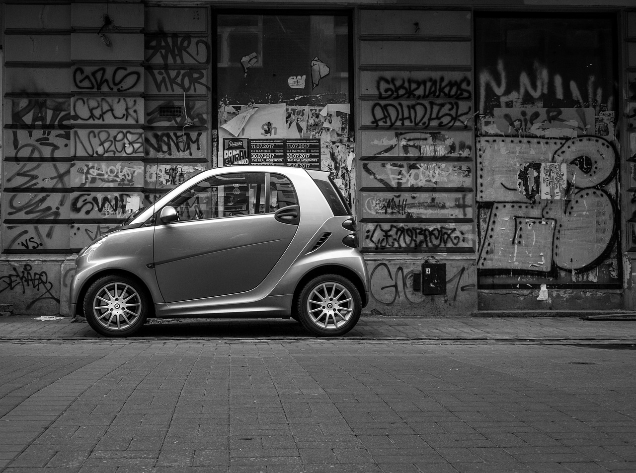 mini car  car  black free photo