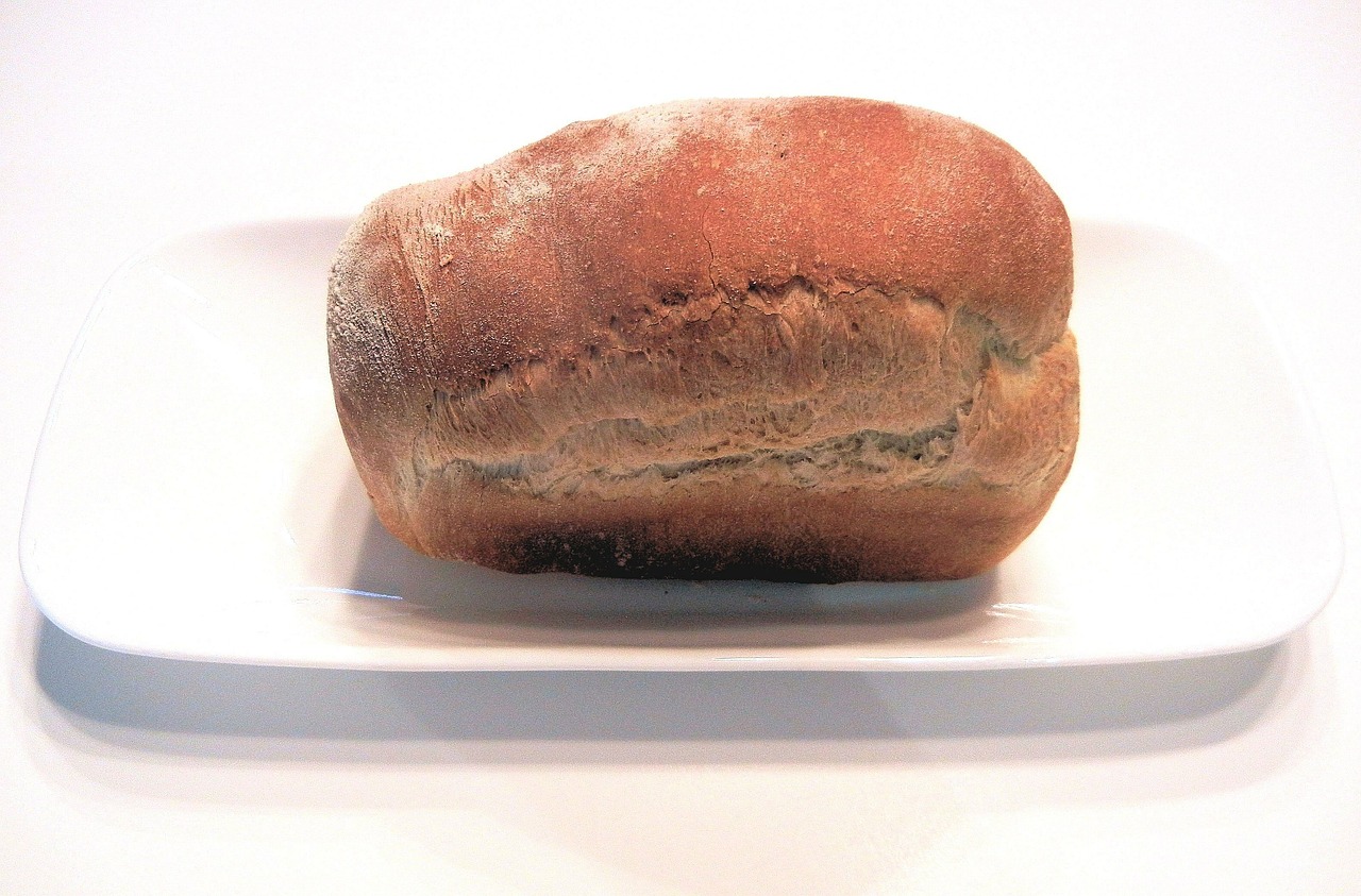 mini loaf white bread yeast free photo