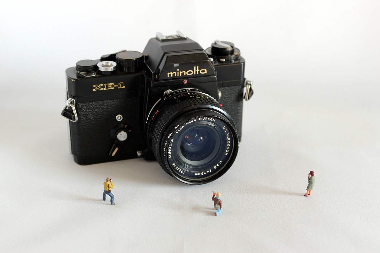 miniature minolta camera free photo