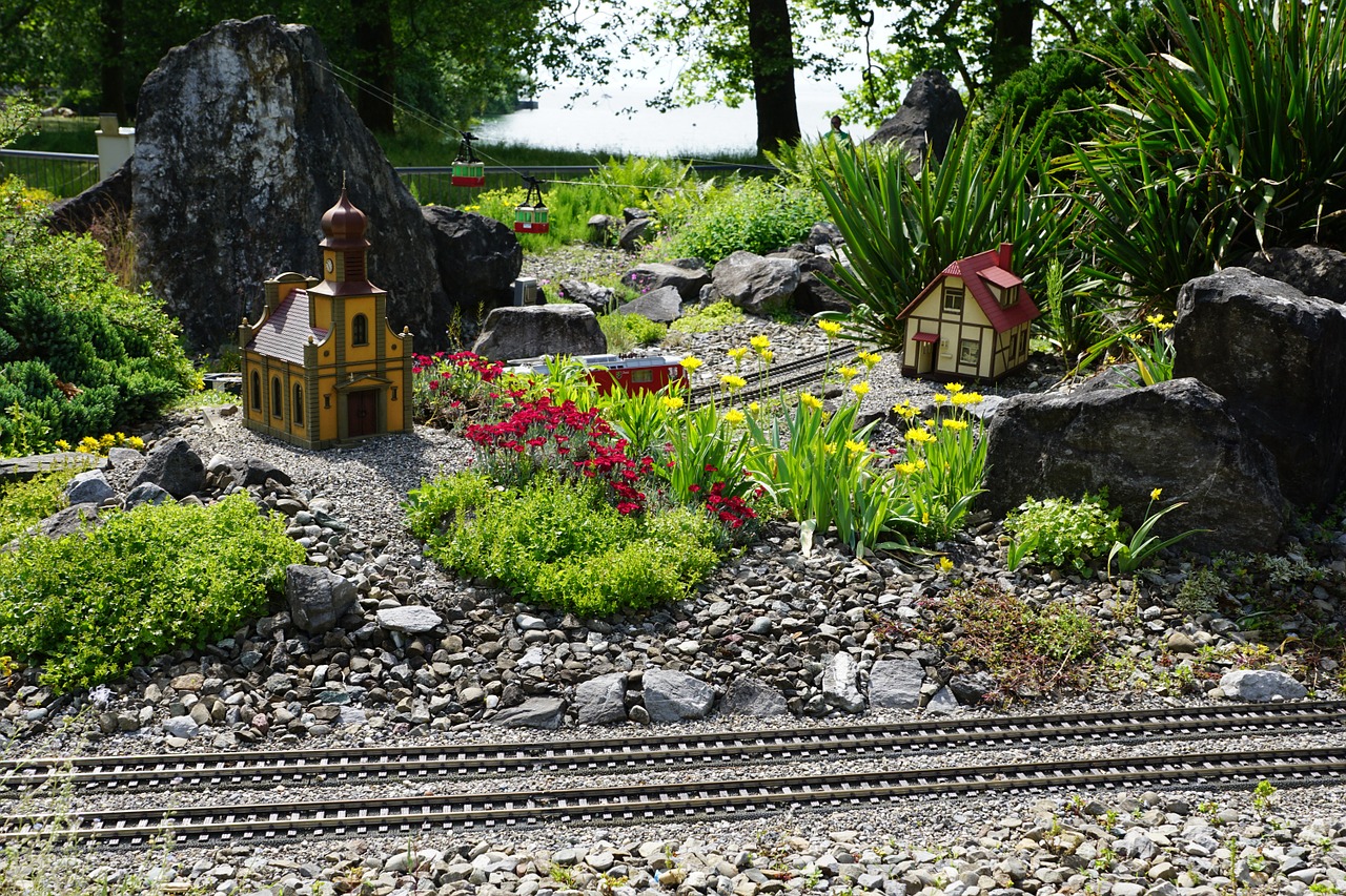 miniature railway nature free photo