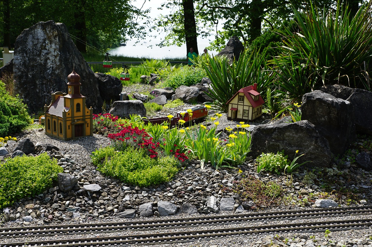 miniature railway nature free photo