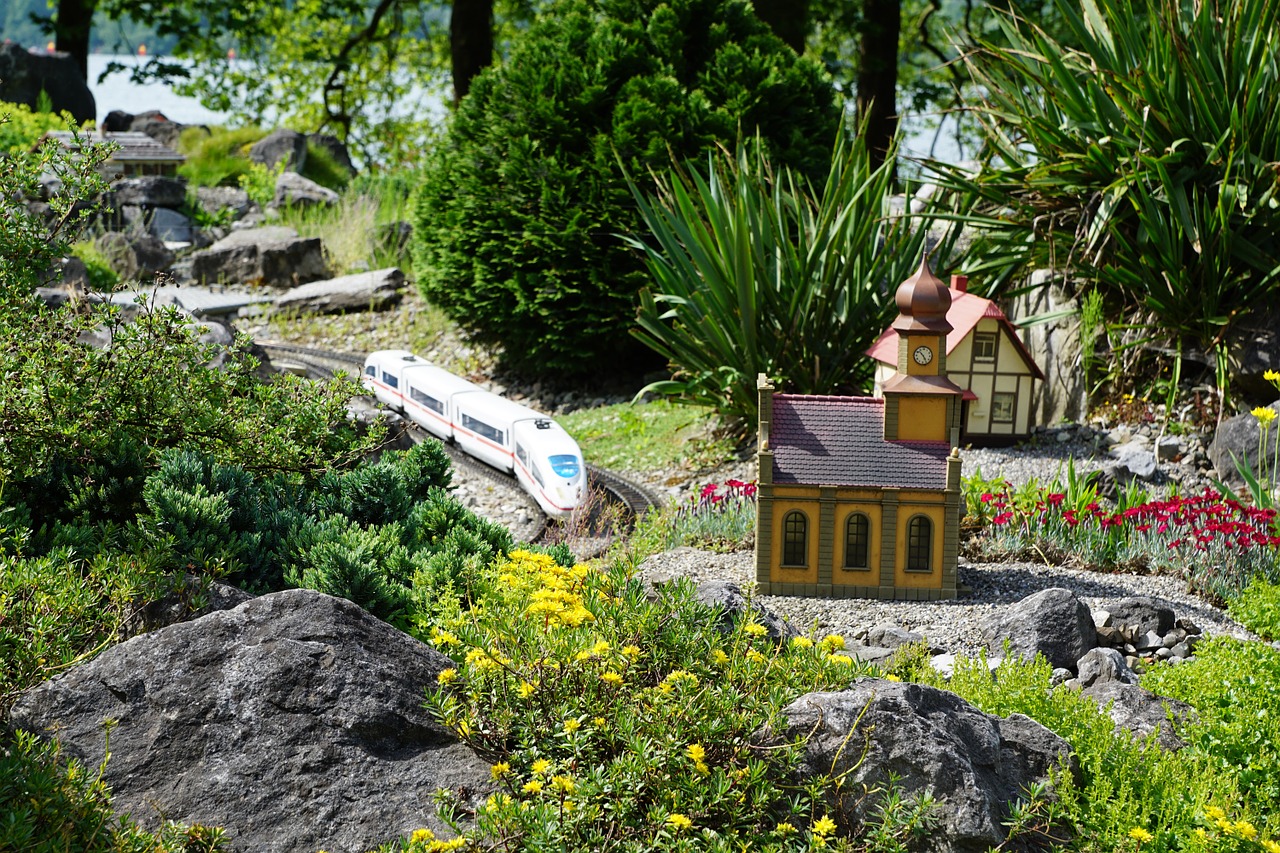 miniature railway nature free photo