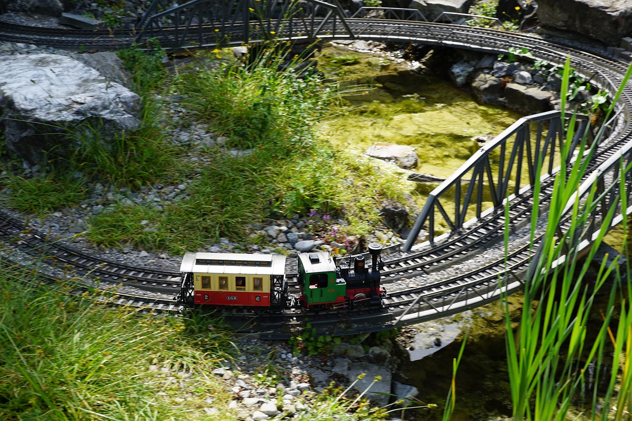 miniature railway nature free photo