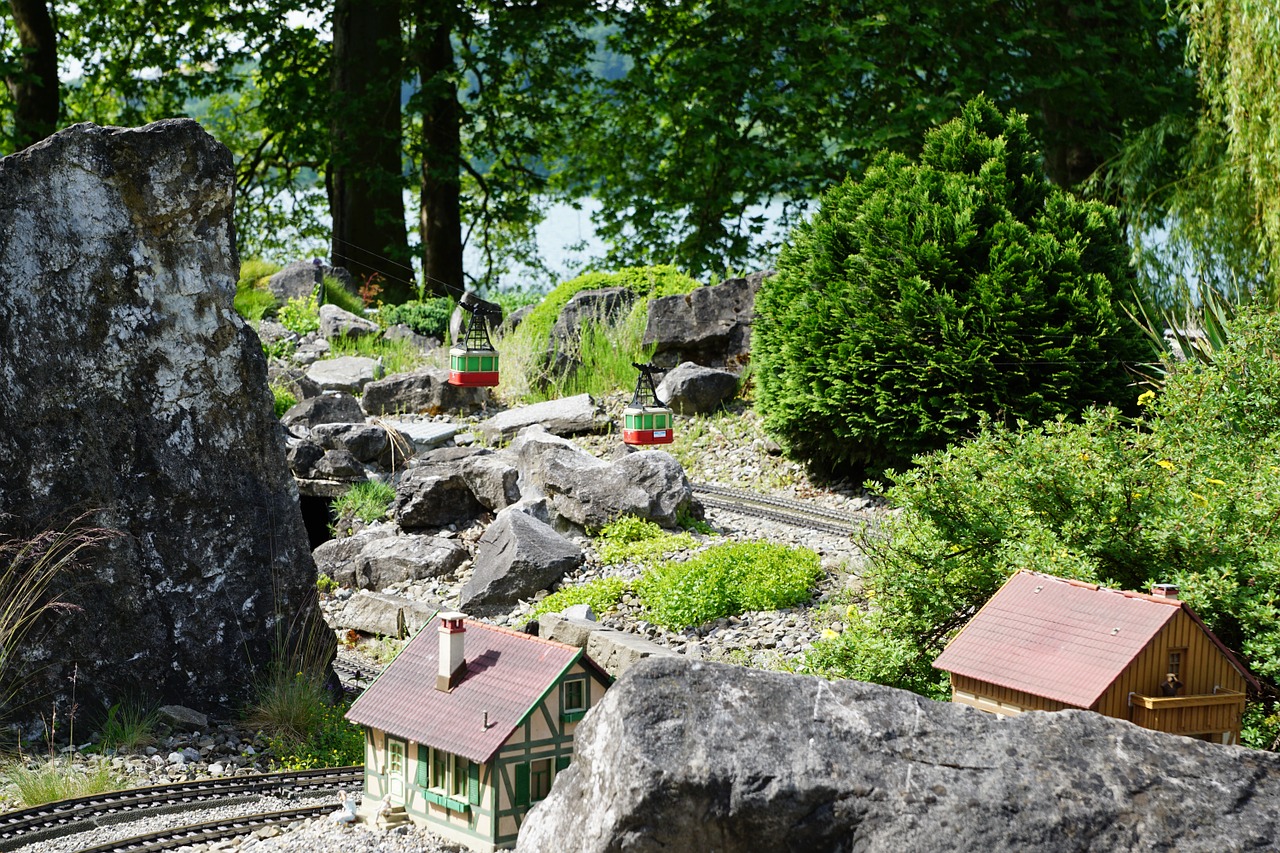 miniature railway nature free photo