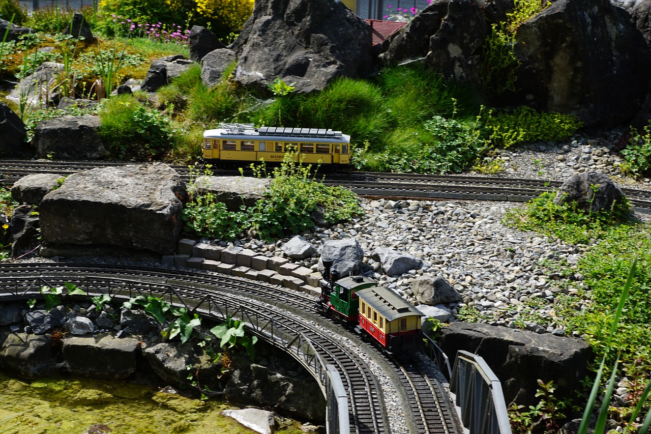 miniature railway nature free photo