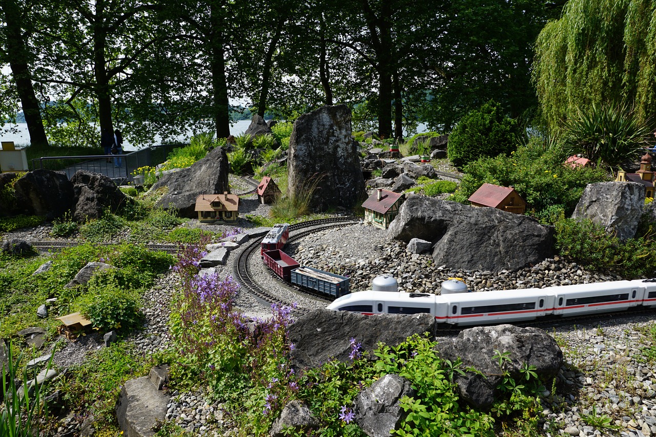 miniature railway nature free photo