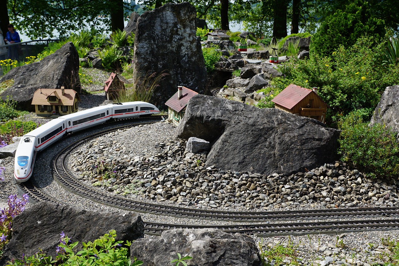 miniature railway nature free photo