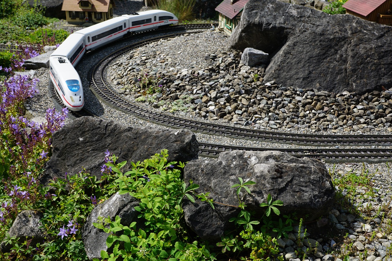 miniature railway nature free photo