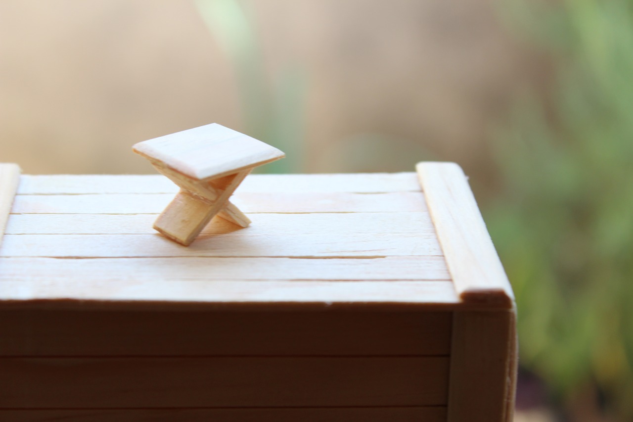 miniature table crafts free photo