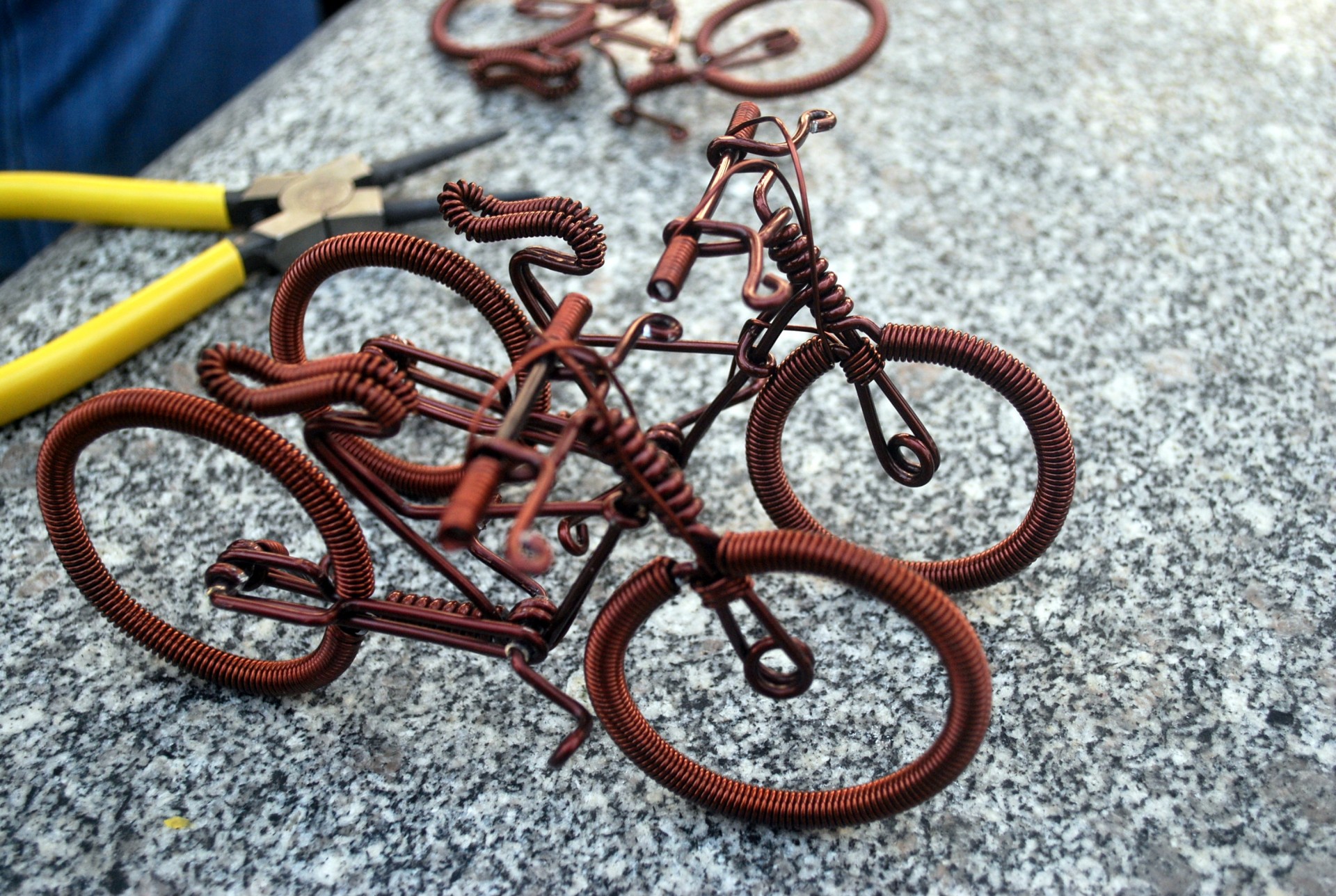 bicycle miniature hand crafted free photo