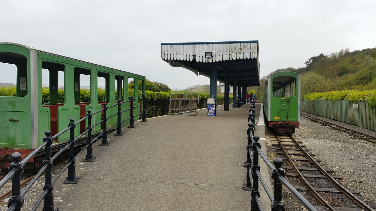 miniature railway scarborough station free photo