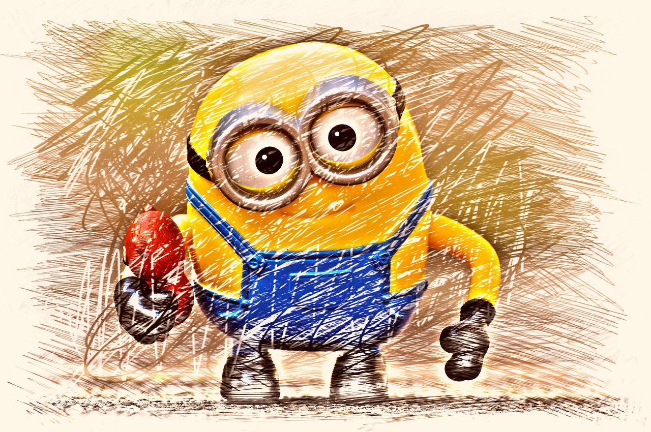 minion yellow funny free photo