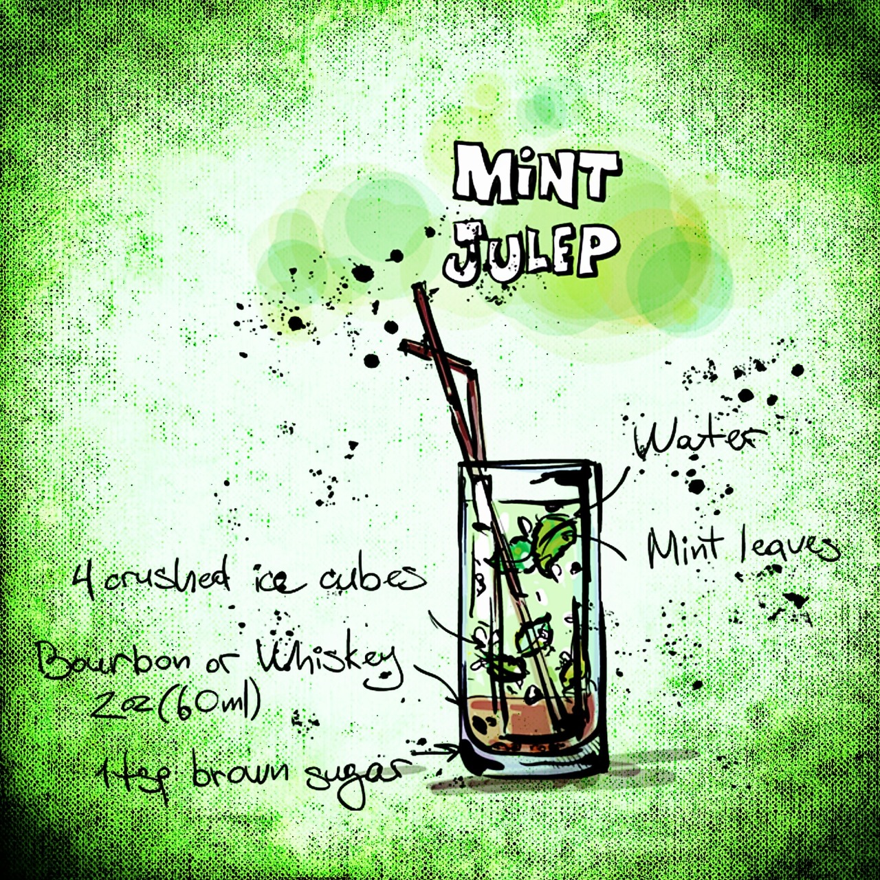 mint julep cocktail drink free photo