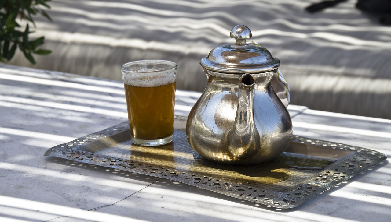 mint tea morocco teapot free photo