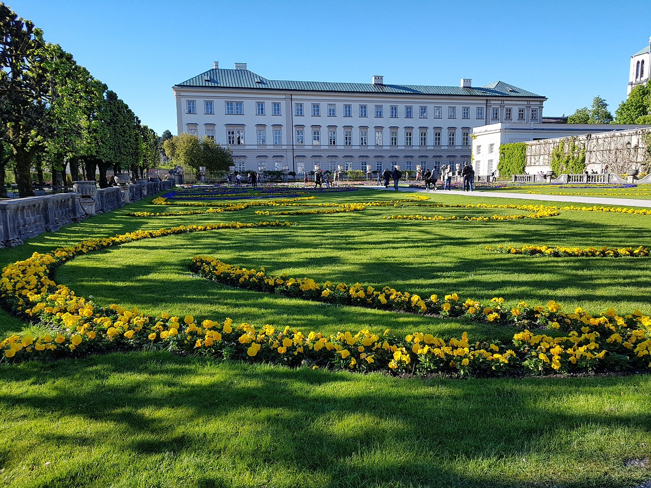 mirabell mirabell garden salzburg free photo