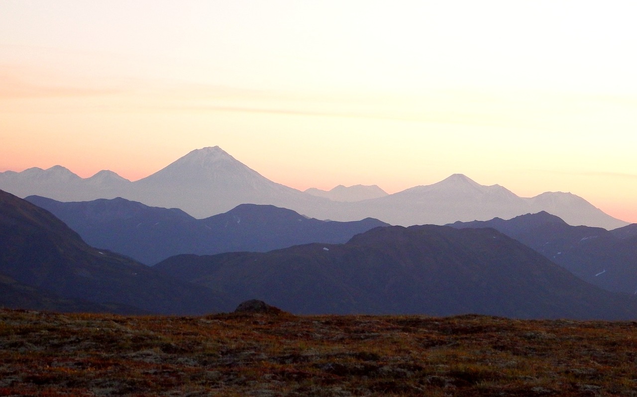 Edit free photo of Mirage,mountain range,mountains,volcanoes,ridge - needpi...