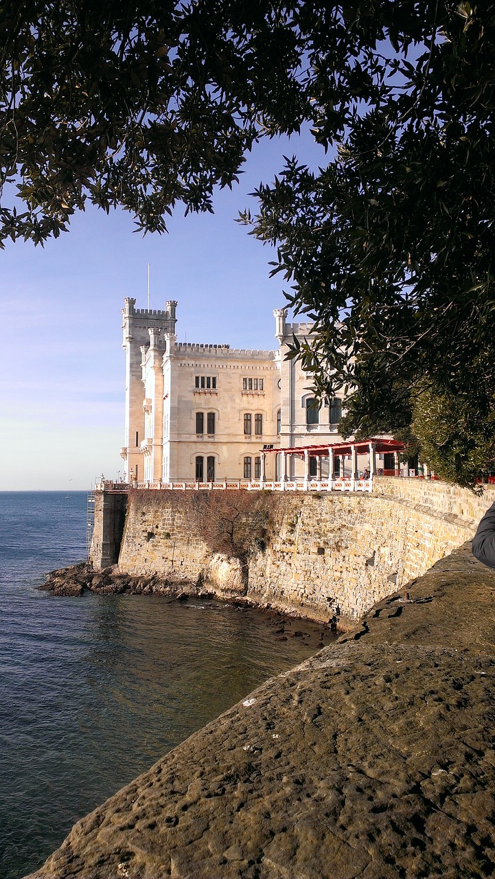 miramare castle trieste free photo